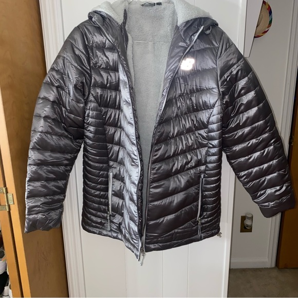 NWOT New Balance Tech Sherpa Hoodie Jacket, Size 1X - Picture 3 of 9